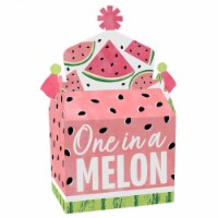 Big Dot of Happiness Sweet Watermelon Treat Box Party Favors Fruit Party Gable Boxes 12 Ct
