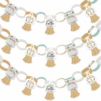 Big Dot of Happiness Religious Easter 90 Links & 30 Tassels Party Paper Chains Garland 21 ft