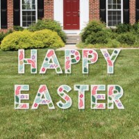 Big Dot of Happiness Happy Easter - Lawn Decor Holiday Party Yard Signs - Happy Easter