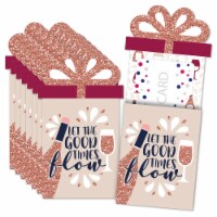 Big Dot of Happiness But First, Wine Wine Tasting Party Money & Nifty Gifty Card Holders 8 Ct