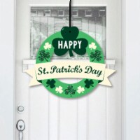 Big Dot of Happiness St. Patrick's Day - Saint Patty's Day Party Decor - Front Door Wreath