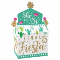 Big Dot of Happiness Final Fiesta Treat Box Party Favors Last Fiesta Goodie Gable Boxes 12 Ct