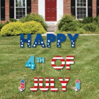Big Dot of Happiness Firecracker 4th of July - Lawn Decor Yard Signs - Happy 4th of July