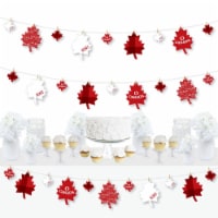Big Dot of Happiness Canada Day - Party DIY Decorations - Clothespin Garland Banner - 44 Pc