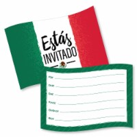 Big Dot of Happiness Viva Mexico Mexican Independence Day Invitation Cards & Envelopes 12 Ct