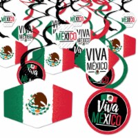 Big Dot of Happiness Viva Mexico - Mexican Independence Day Decor - Party Decor Swirls 40 Ct