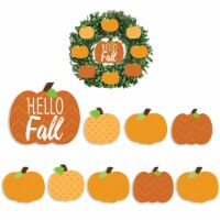 Big Dot of Happiness Pumpkin Patch - Fall Party Door Decor - DIY Accessories for Wreath 9 Pc