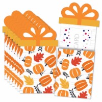 Big Dot of Happiness Fall Pumpkin - Money & Gift Card Sleeves - Nifty Gifty Card Holders 8 Ct