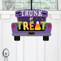 Big Dot of Happiness Trunk or Treat - Hanging Halloween Parade Outdoor Front Door Decor 1 Pc