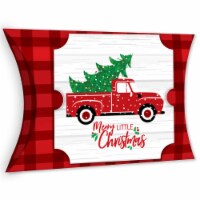Big Dot of Happiness Merry Little Christmas Tree Favor Gift Party Large Pillow Boxes 12 Ct