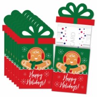 Big Dot of Happiness Gingerbread Christmas Holiday Money & Gift Card Nifty Gifty Holders 8 Ct