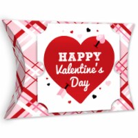 Big Dot of Happiness Conversation Hearts Favor Boxes Valentine's Day Large Pillow Boxes 12 ct
