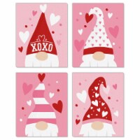 Big Dot of Happiness Valentine Gnomes Valentine's Day Wall Art Set of 4 Artisms 8 x 10 in