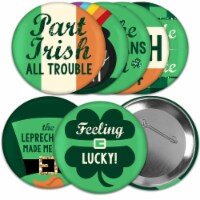 Big Dot of Happiness St. Patrick's Day 3  Saint Patty's Day Party Badge Pinback Buttons 8 ct