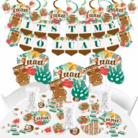 Big Dot of Happiness Tropical Luau - Hawaiian Beach Party Supplies Decor Kit - Fundle Bundle