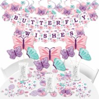 Big Dot of Happiness Beautiful Butterfly - Baby Shower Birthday Party Supplies Fundle Bundle