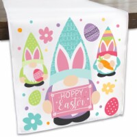 Big Dot of Happiness Easter Gnomes Spring Bunny Party Decor Cloth Table Runner 13 x 70 in