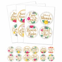 Big Dot of Happiness Last Luau Bachelorette Bridal Funny Name Tags Party Badge Sticker 12 Ct