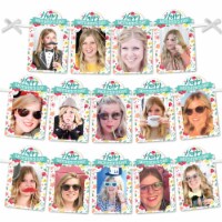 Big Dot of Happiness Colorful Floral Happy Mother's Day Decor - Picture Display Photo Banner