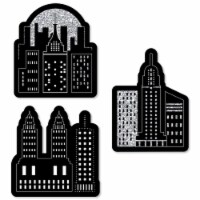 Big Dot of Happiness Nighttime City Skyline - DIY Shaped New York Party Cut-Outs - 24 Count