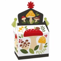 Big Dot of Happiness Wild Mushrooms - Red Toadstool Party Goodie Gable Boxes - Set of 12