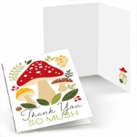 Big Dot of Happiness Wild Mushrooms - Red Toadstool Party Thank You Cards & Envelopes - 12 Ct