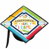 Big Dot of Happiness Kindergarten Here I Come - Kids Preschool Grad Decor Kit Grad Cap Cover