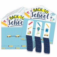 Big Dot of Happiness Back to School Classroom Game Pickle Cards Pull Tabs 3-in-a-Row 12 Ct
