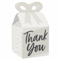 Big Dot of Happiness Champagne Elegantly Simple Favor Gift Guest Party Favors Bow Boxes 12 Ct