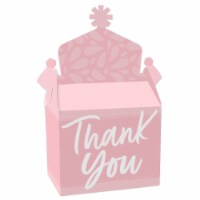 Big Dot of Happiness Pink Elegantly Simple Party Favors Guest Party Favors Gable Boxes 12 Ct