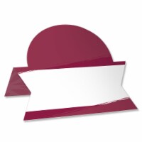 Big Dot of Happiness Burgundy Elegantly Simple - Party Table Setting Name Place Cards 24 Ct