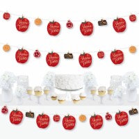 Big Dot of Happiness Rosh Hashanah - New Year Party DIY - Clothespin Garland Banner - 44 Pc