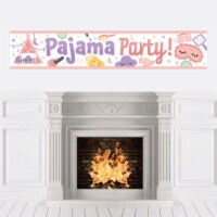 Big Dot of Happiness Pajama Slumber Party - Girls Birthday Party Decorations Party Banner