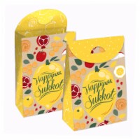 Big Dot of Happiness Sukkot - Sukkah Jewish Holiday Gift Favor Bag - Party Goodie Boxes 12 Ct