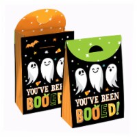 Big Dot of Happiness You've Been Booed Ghost Halloween Gift Favor Box Party Goodie Bags 12 Ct