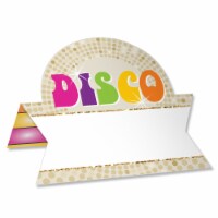 Big Dot of Happiness 70’s Disco - 1970s Disco Fever Party Buffet Table Name Place Cards 24 Ct