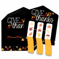 Big Dot of Happiness Give Thanks - Thanksgiving Party Pickle Cards Pull Tabs 3-in-a-Row 12 Ct