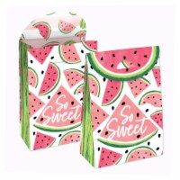 Big Dot of Happiness Sweet Watermelon - Fruit Gift Favor Bags - Party Goodie Boxes 12 Ct