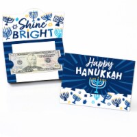 Big Dot of Happiness Hanukkah Menorah Holiday Party Money And Gift Card Holders - Set of 8
