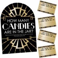Big Dot of Happiness Roaring 20’s How Many Candies Art Deco Jazz Party Candy Guessing Game