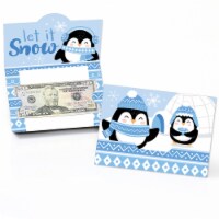 Big Dot of Happiness Winter Penguins Holiday & Christmas Party Money & Gift Card Holders 8 Ct