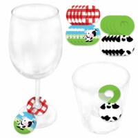 Big Dot of Happiness Farm Animals Shower or Birthday Party Paper Beverage Drink Tags 24 Ct