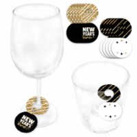 Big Dot of Happiness Hello New Year - NYE Party Paper Beverage Markers Drink Tags 24 Ct