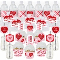 Big Dot of Happiness Conversation Hearts Valentine’s Day Kit Fabulous Favor Party Pack 100 Pc