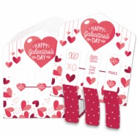 Big Dot of Happiness Happy Galentine's Day Party Game Pickle Cards Pull Tabs 3-in-a-Row 12 Ct