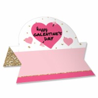Big Dot of Happiness Be My Galentine Valentine's Day Party Tent Buffet Name Place Cards 24 Ct