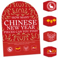 Big Dot of Happiness Chinese New Year 2023 Year of the Rabbit Scavenger Hide and Find Game