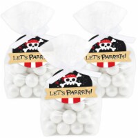 Big Dot of Happiness Pirate Ship Adventures Birthday Party Favor Treat Bags With Tags 12 Ct
