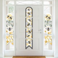 Big Dot of Happiness Little Bumblebee Bee Baby Shower & Birthday Wall Kit Indoor Door Decor