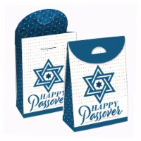 Big Dot of Happiness Happy Passover Pesach Jewish Holiday Favor Bags Party Goodie Boxes 12 Ct
